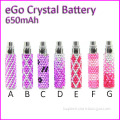 2013 Hottest EGO Diamond /Crystal Cell Battery for E-Cigar, EGO T Battery